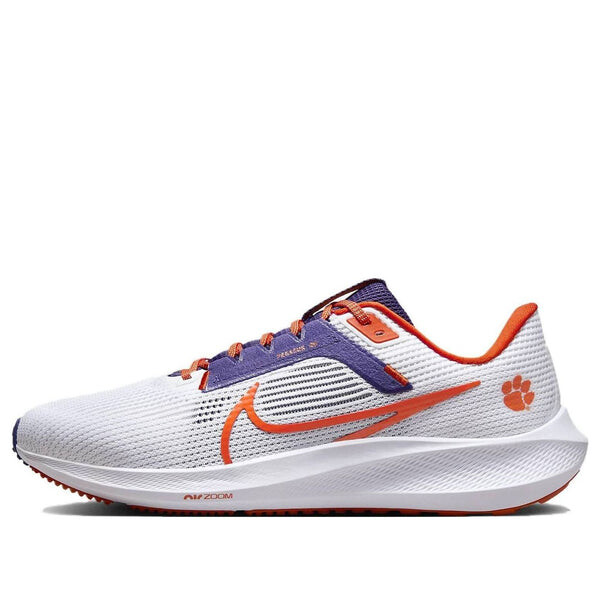 

Кроссовки air zoom pegasus 40 'clemson' Nike, белый