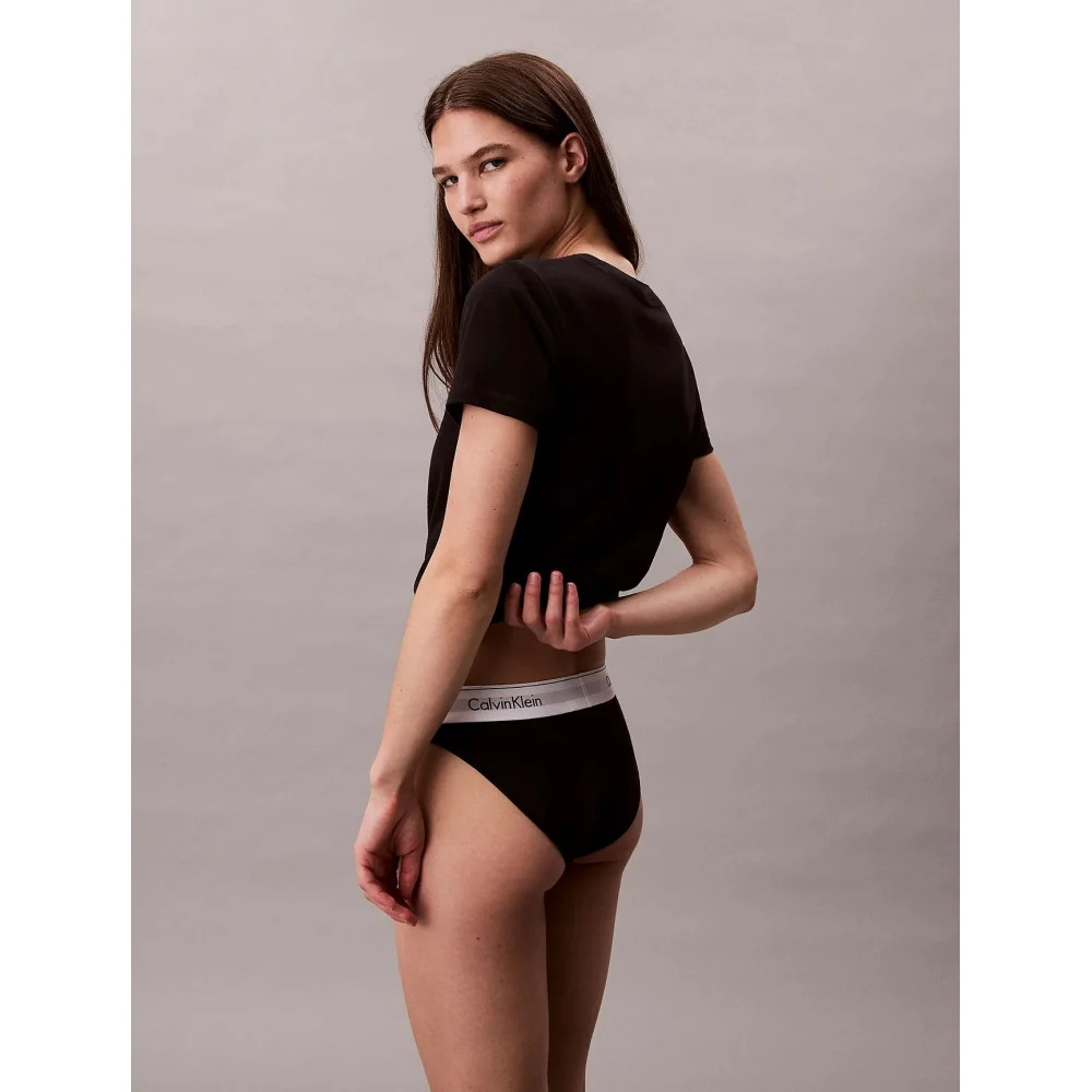 Комплект футболок Calvin Klein 100% Cotton 3 шт., черный — фото 3