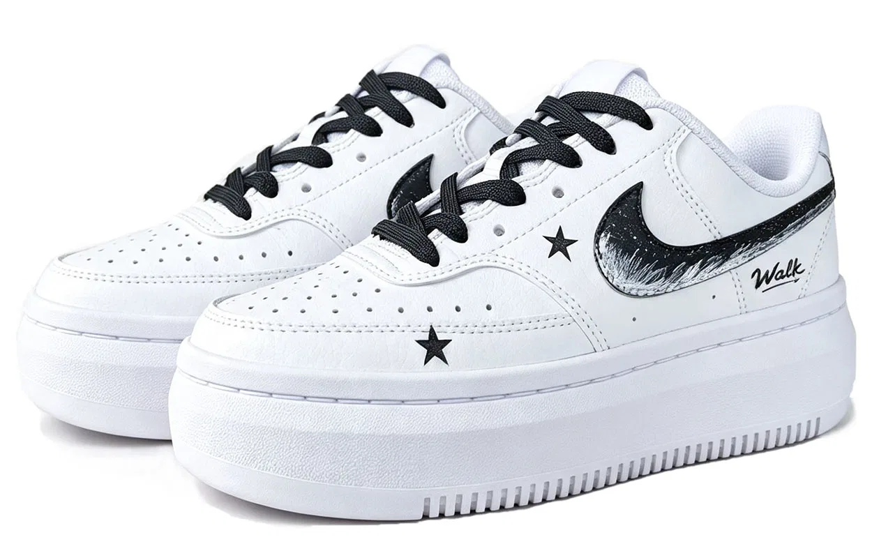 Детские скейтборд-кроссовки с принтом Court Vision 1 Nike, White — фото 4