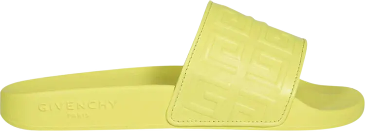 Сандалии Givenchy Wmns Slide 4G - Fluo Yellow, желтый