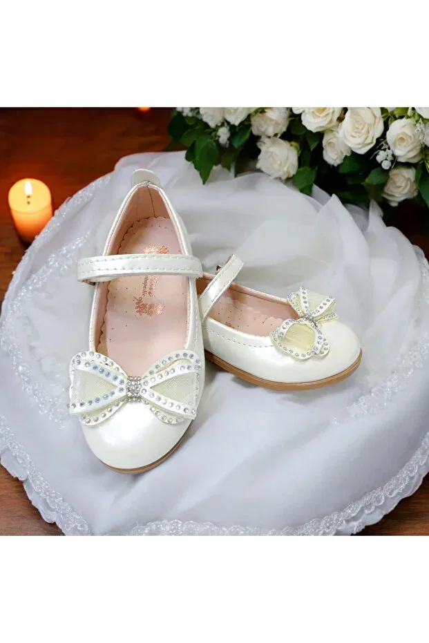 Детские балетки для девочек без каблука Patik Bebe, Nude Color
