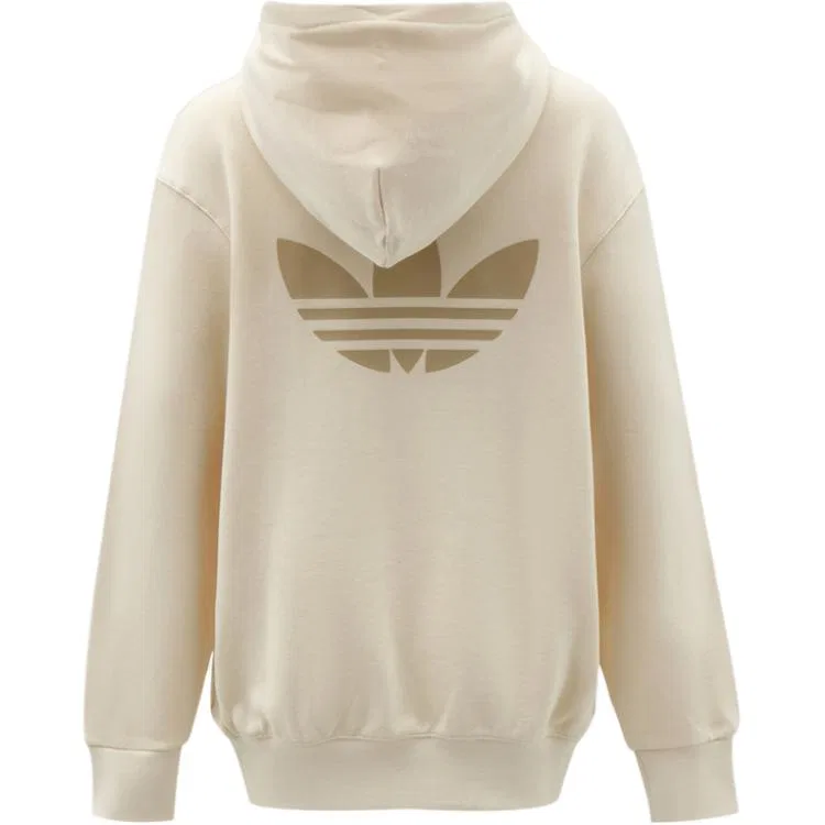 Детский свитшот с капюшоном Adidas Originals, Ecru — фото 3