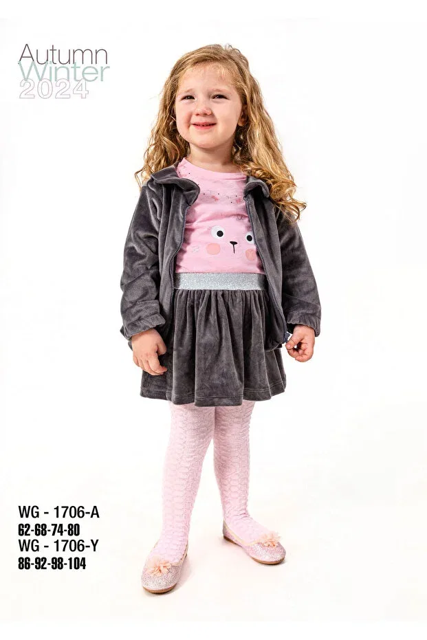 Детский комплект для новорожденных хлопковый Wogi, Gray