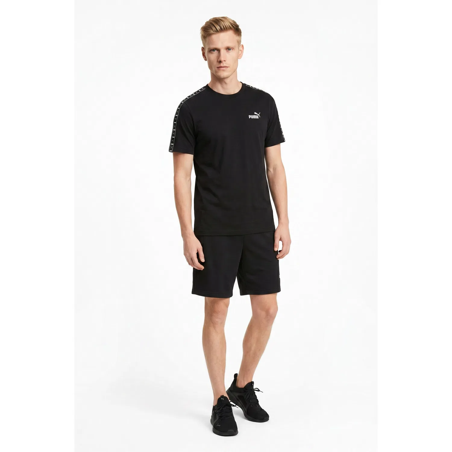Детская футболка sportlicher Stil PUMA, Black — фото 2