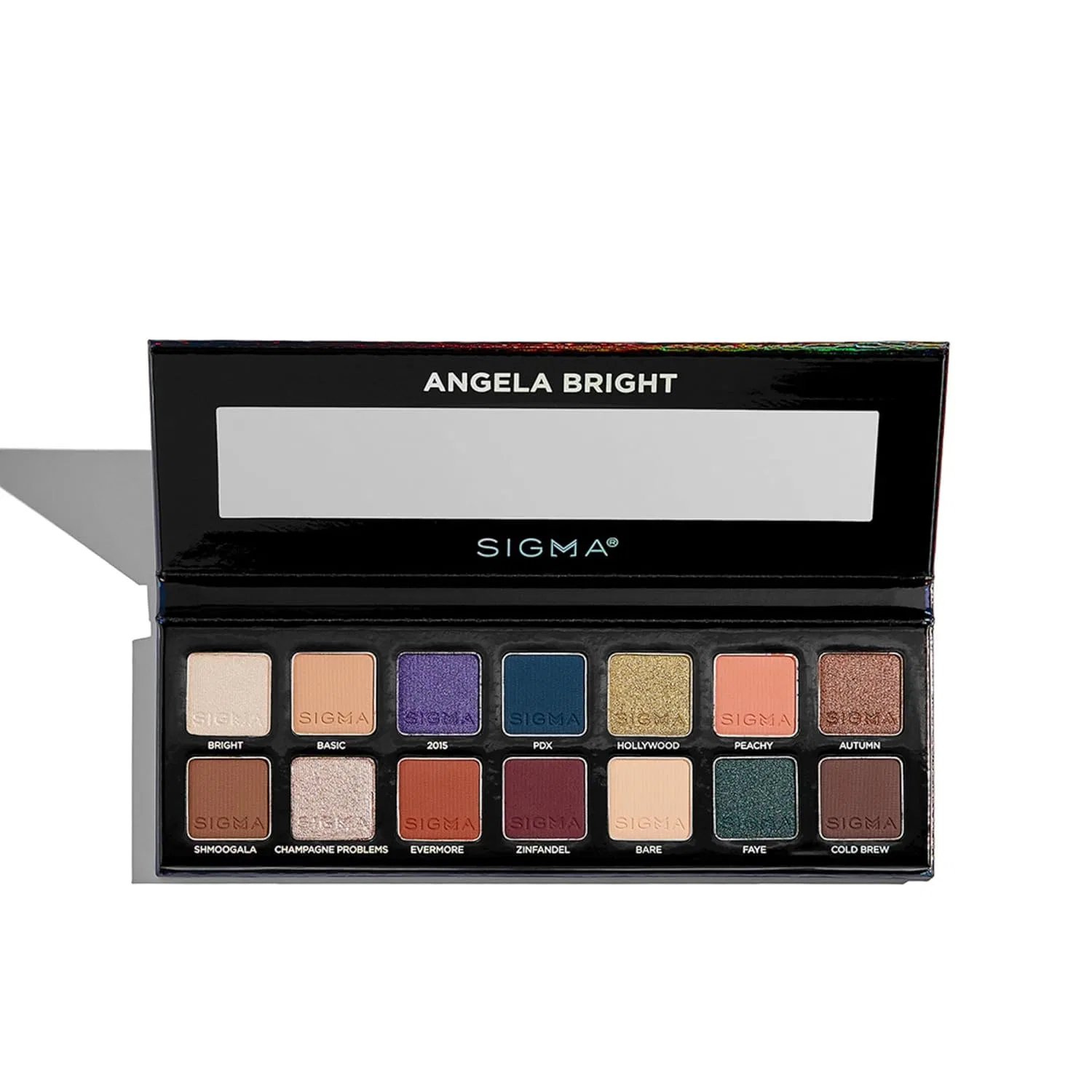Тени для век Sigma x Angela Bright Eyeshadow Palette, 153 г Sigma Beauty
