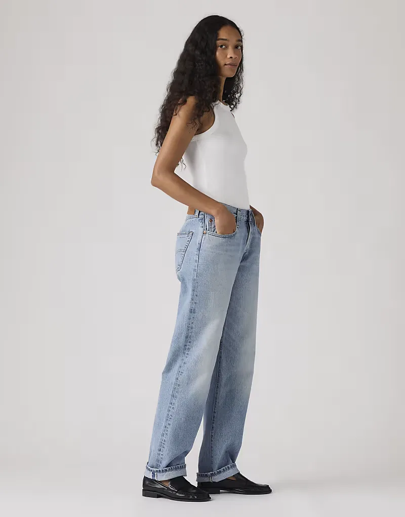 Джинсы Levi's 501 в стиле 90-х, светло-голубой деним — фото 4