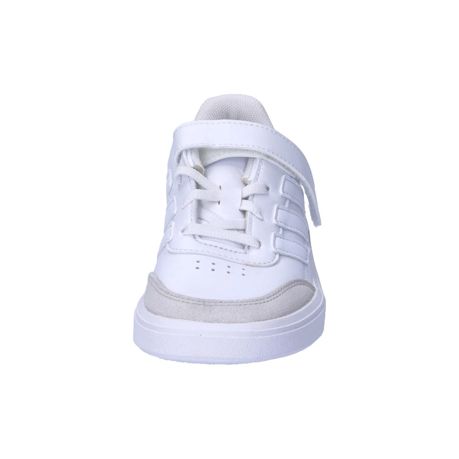 Детские кроссовки с липучкой COURTBLOCK EL C Adidas, Weiss — фото 3