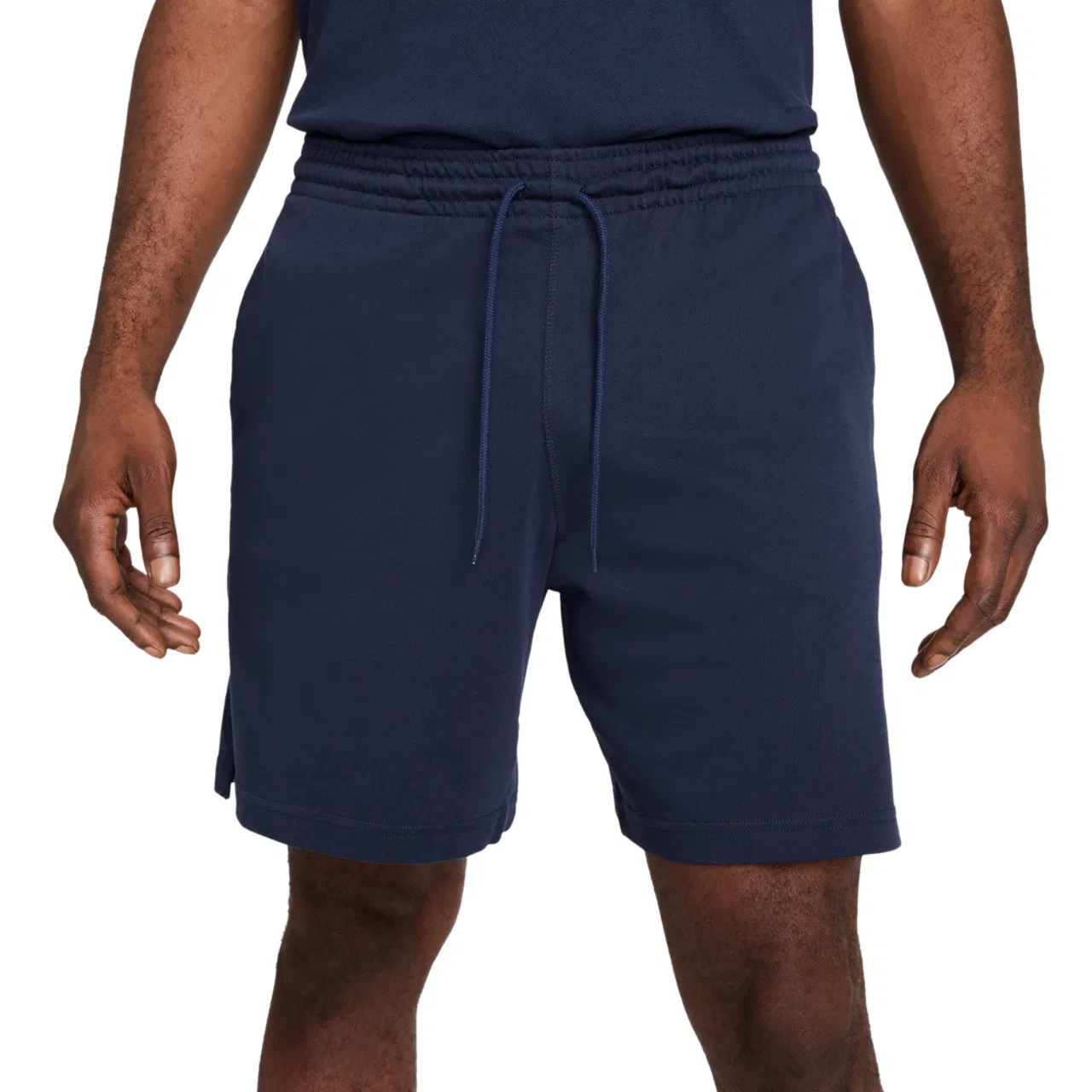Мужские шорты из хлопка Nike Club Knit, Obsidian/White