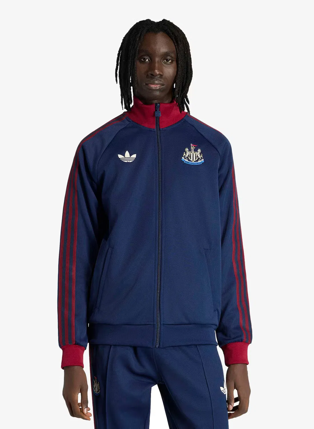 Куртка-трек с принтом New Castle Adidas, синий