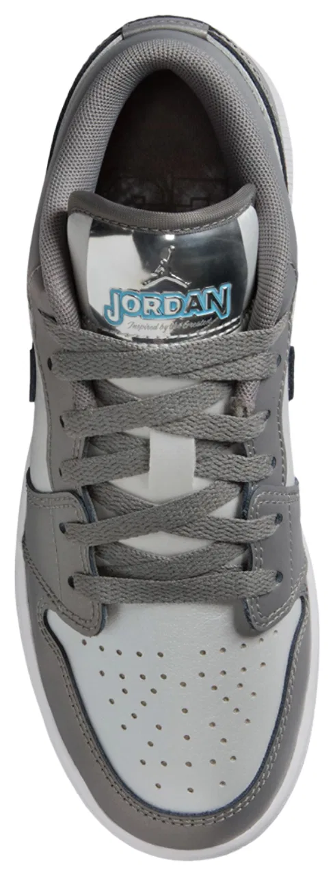 Кроссовки для мальчиков Air 1 Low SE UNI Jordan, серый/серебристый — фото 3