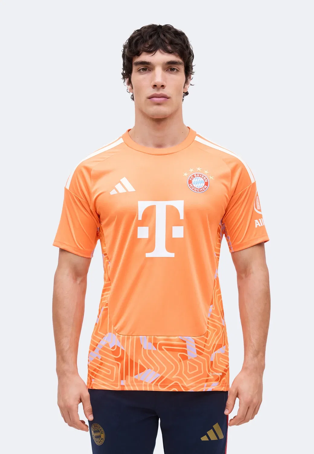 Вратарь ФК Бавария 26/27 - клубная форма Adidas Performance, Team Semi Sol Orange