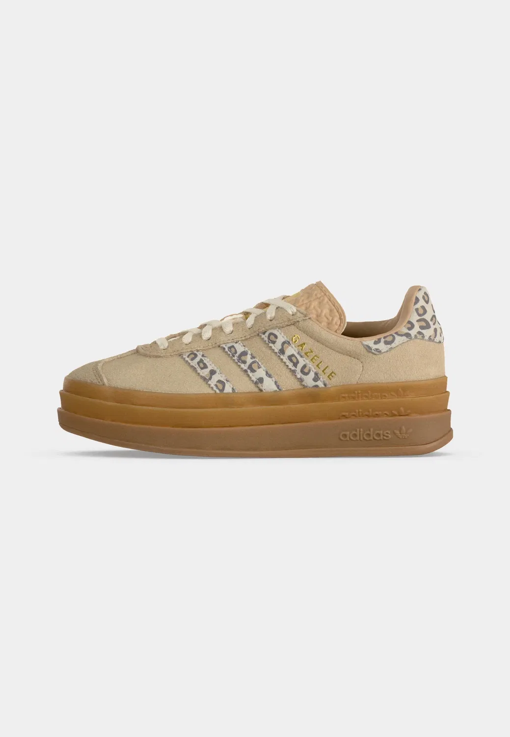 Кроссовки Gazelle Bold унисекс Adidas Originals, Magic Beige/Wonder White — фото 2