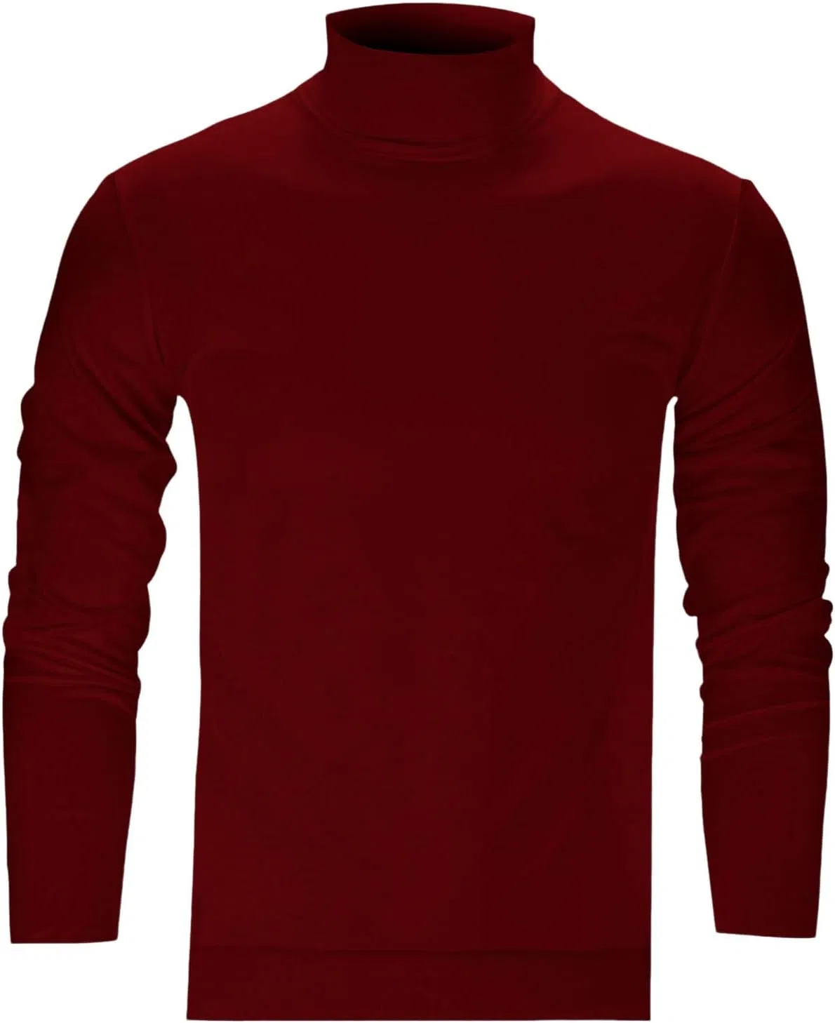 Мужская водолазка slim fit из флиса, Red