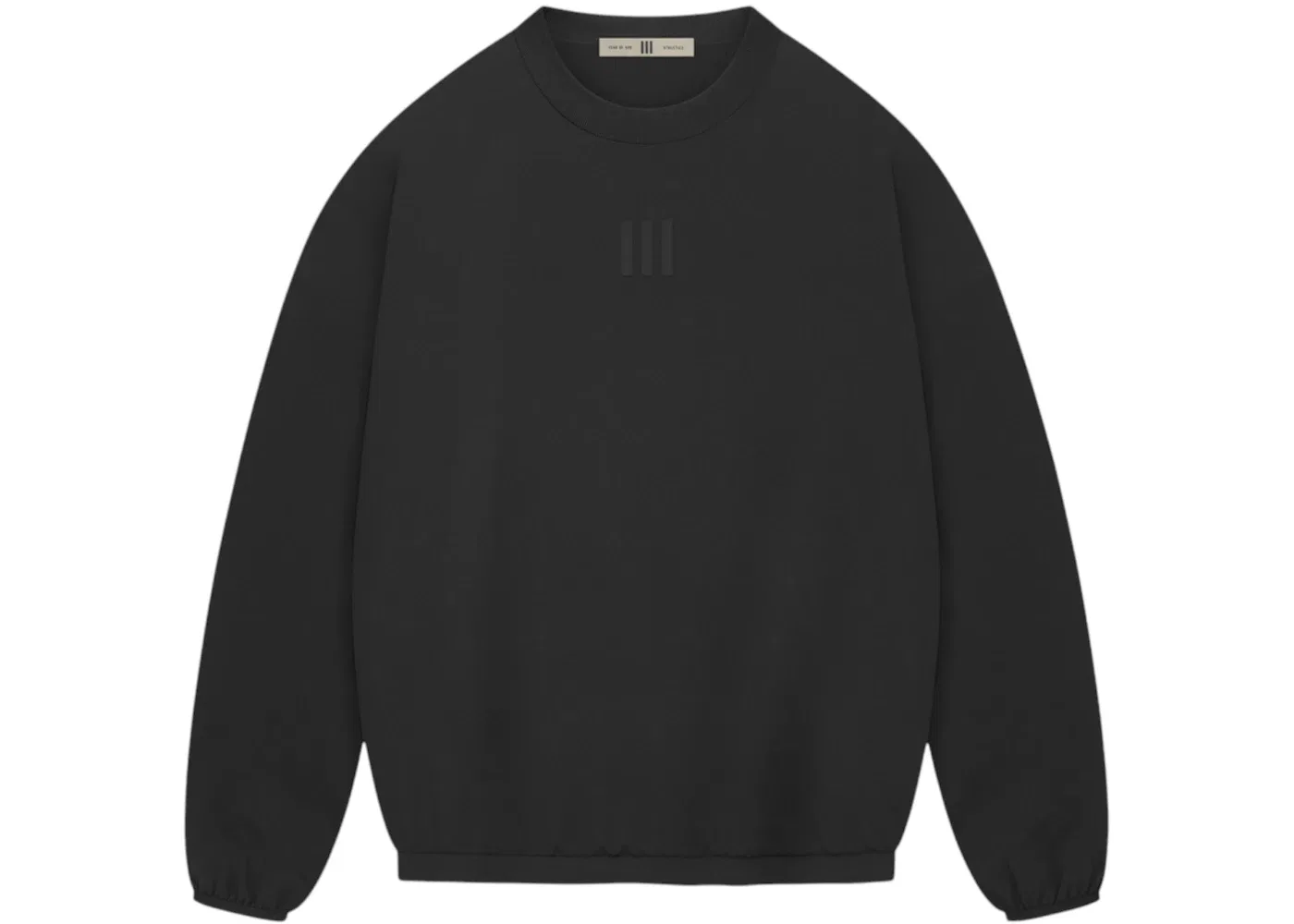 Мужской свитшот с круглым вырезом Adidas x Fear of God Athletics Sweatshirt, Black