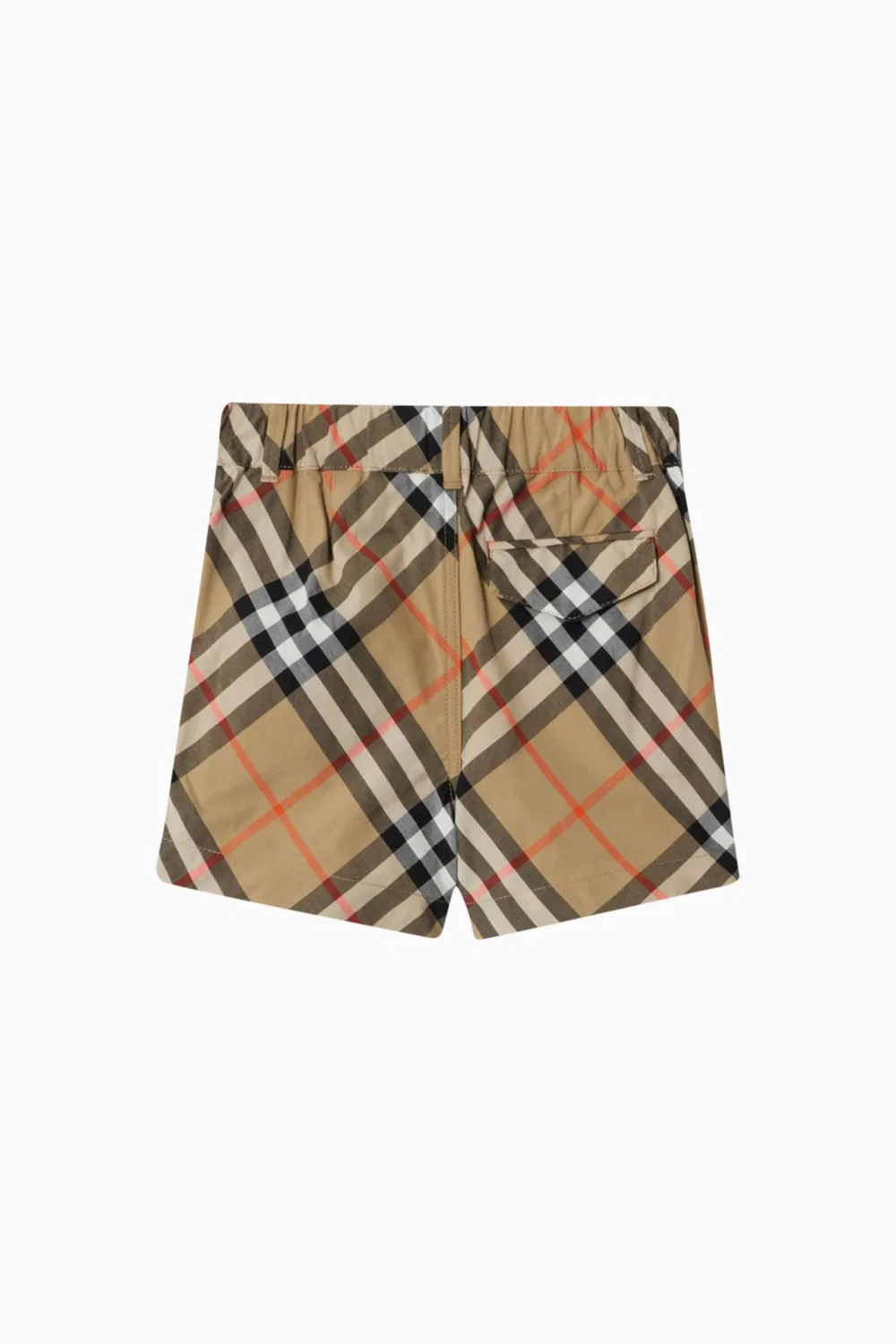 Шорты в клетку из хлопкового поплина Burberry — фото 3