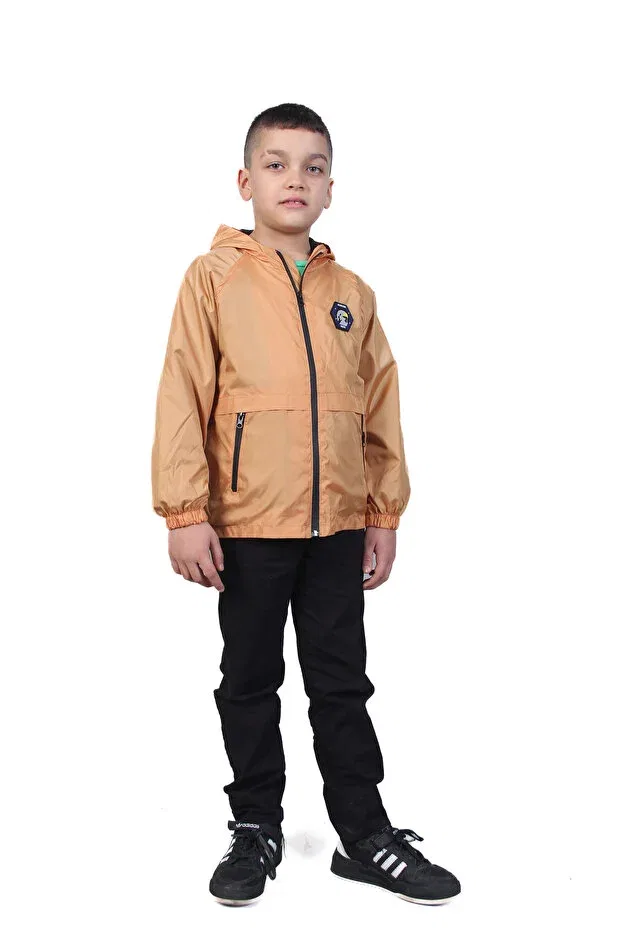 Детское пальто для девочек с капюшоном Jenerik Kids, Hardal