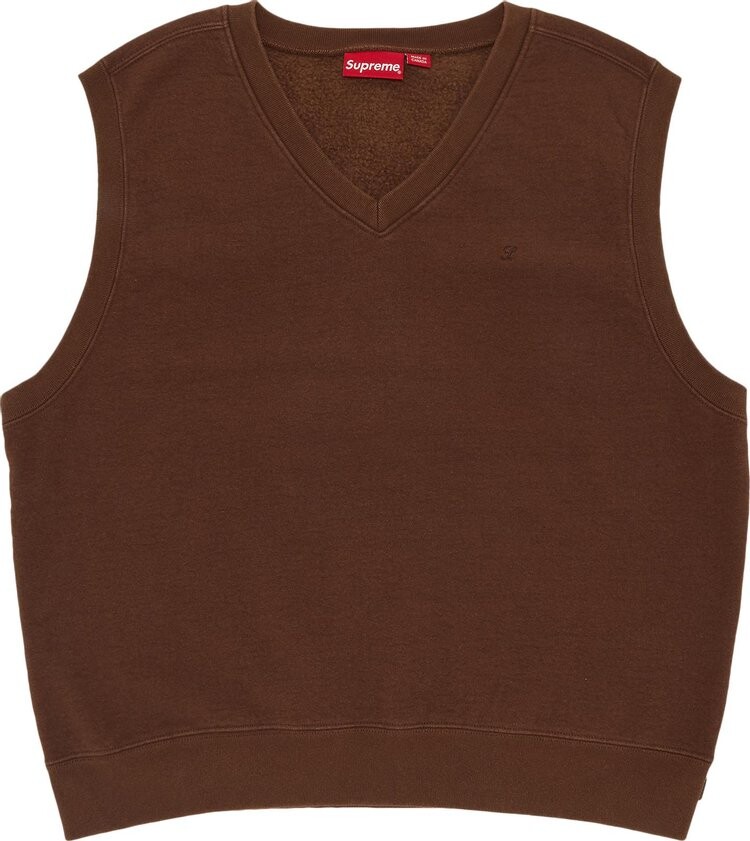 

Толстовка Supreme Sweatshirt Vest 'Brown', коричневый