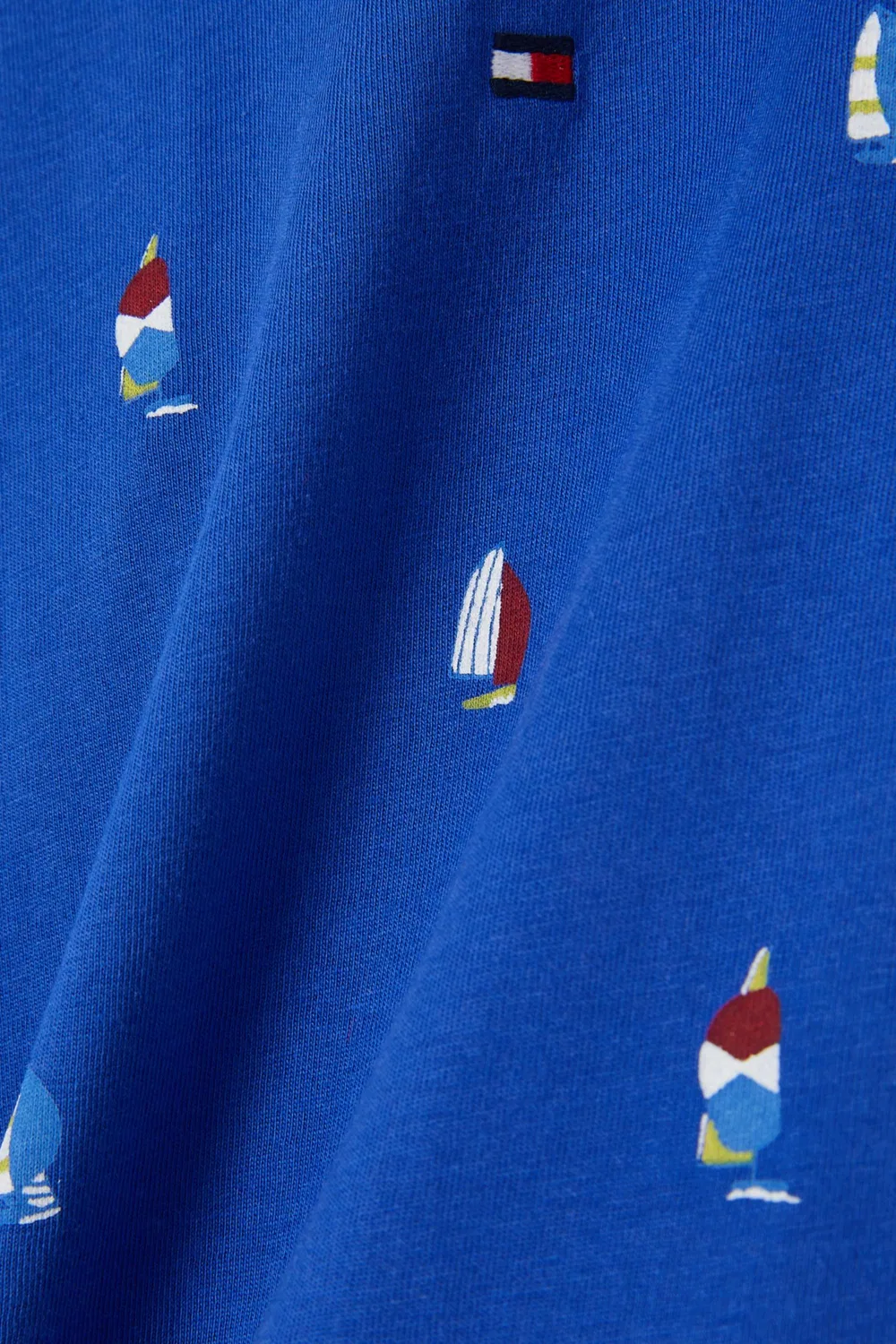 Футболка с принтом парусника Tommy Hilfiger, синий — фото 3