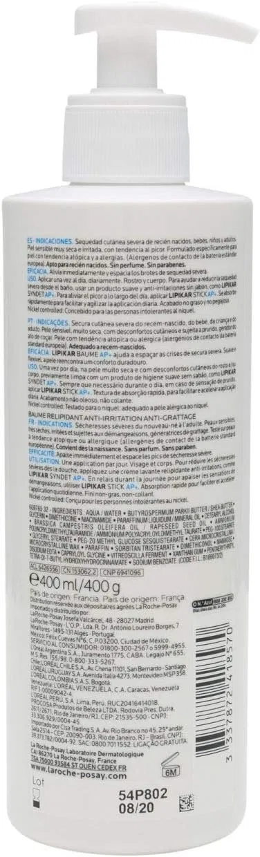 Лосьон для тела La Roche-Posay Lipikar Lotion, 2 x 400 мл — фото 2