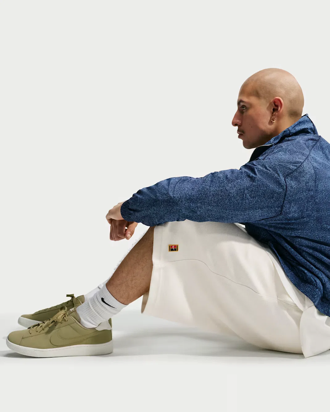 Мужские шорты из французской махровой ткани Nike Club Rules, Sail/Sail/Black/Sail — фото 4