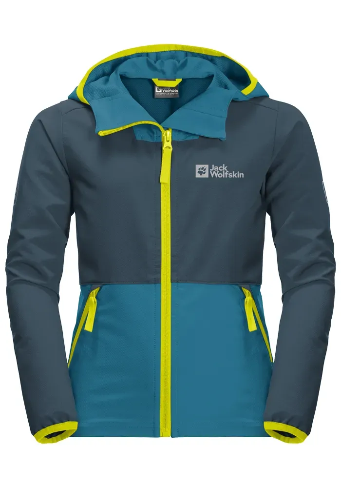 

Куртка Jack Wolfskin Softshell "TURBULENCE B", с капюшоном, синий