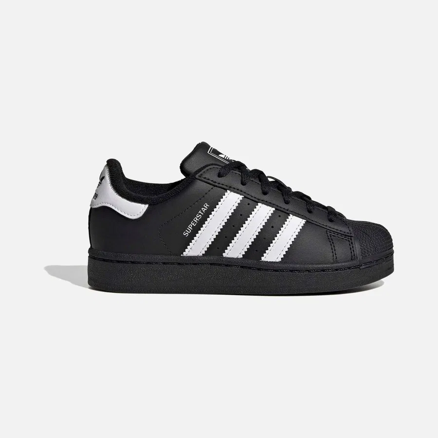 Детские спортивные кроссовки с классическим дизайном adidas Originals Superstar II C (PS), Черный