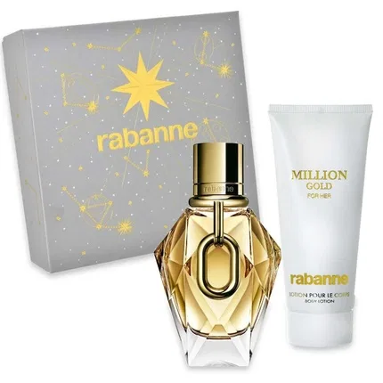 Парфюмерный набор женский Paco Rabanne Million Gold For Her, 50 мл + 100 мл