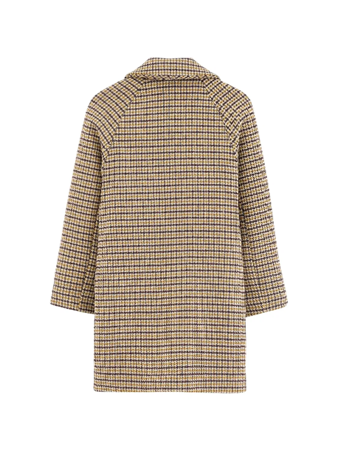 Клетчатое пальто Сантан Bellerose Kids, нейтральные цвета — фото 2