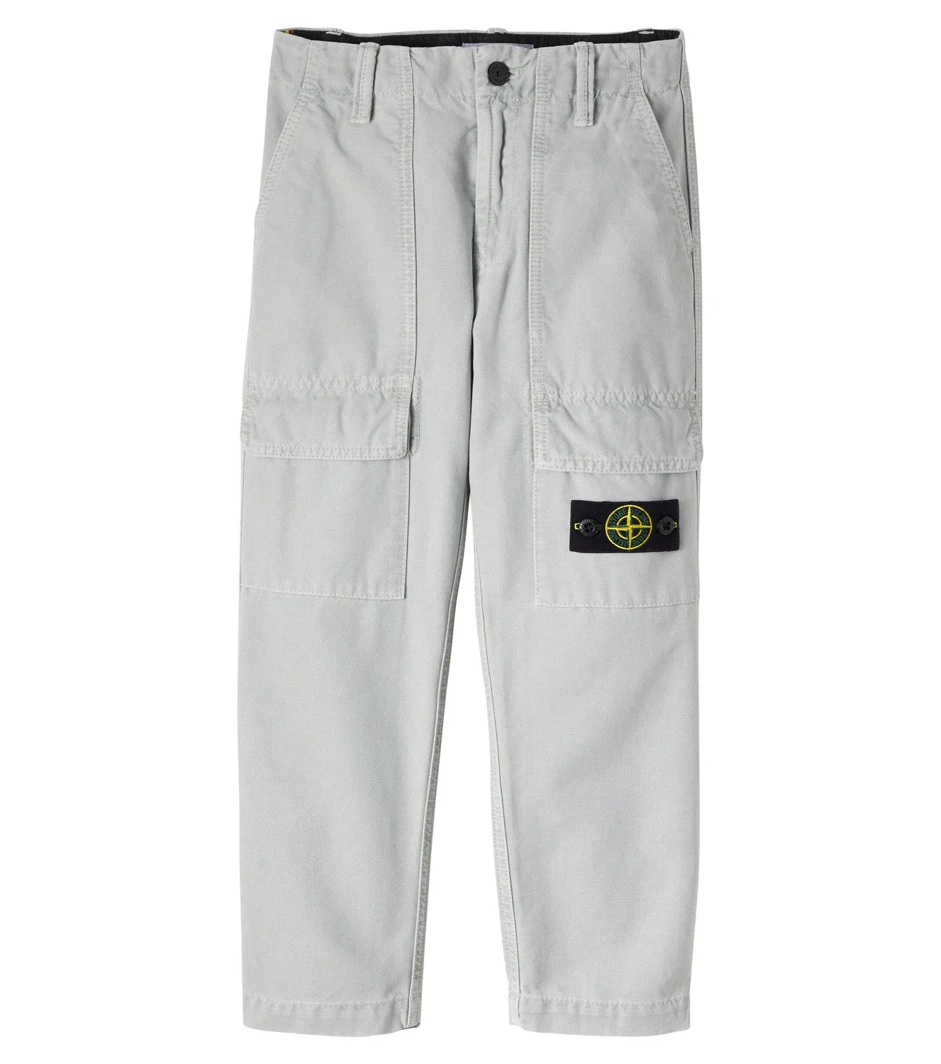 Брюки-карго хлопковые Compass Stone Island Junior, серый