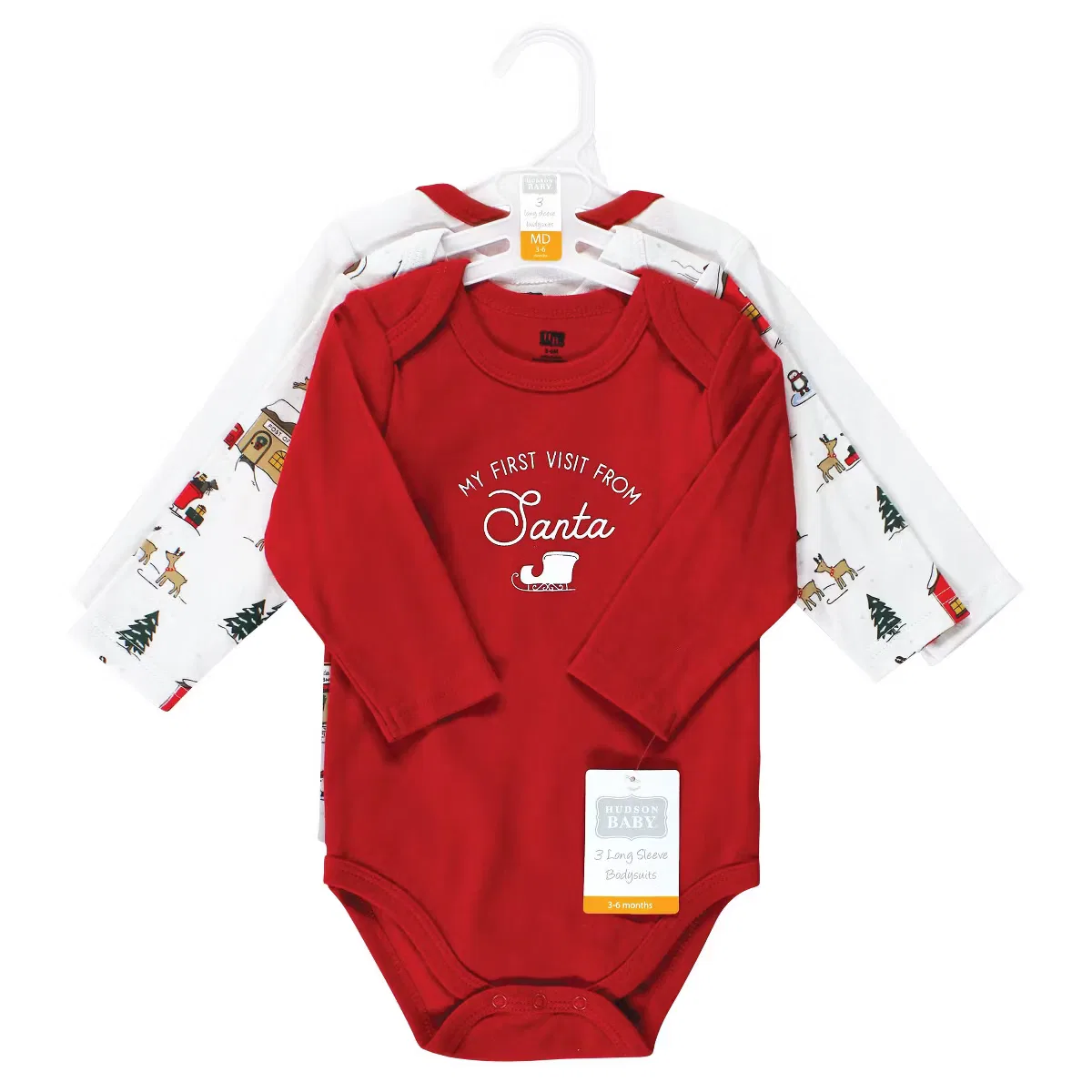 Боди-комбинезон с длинным рукавом хлопковый North Pole Hudson Baby — фото 2