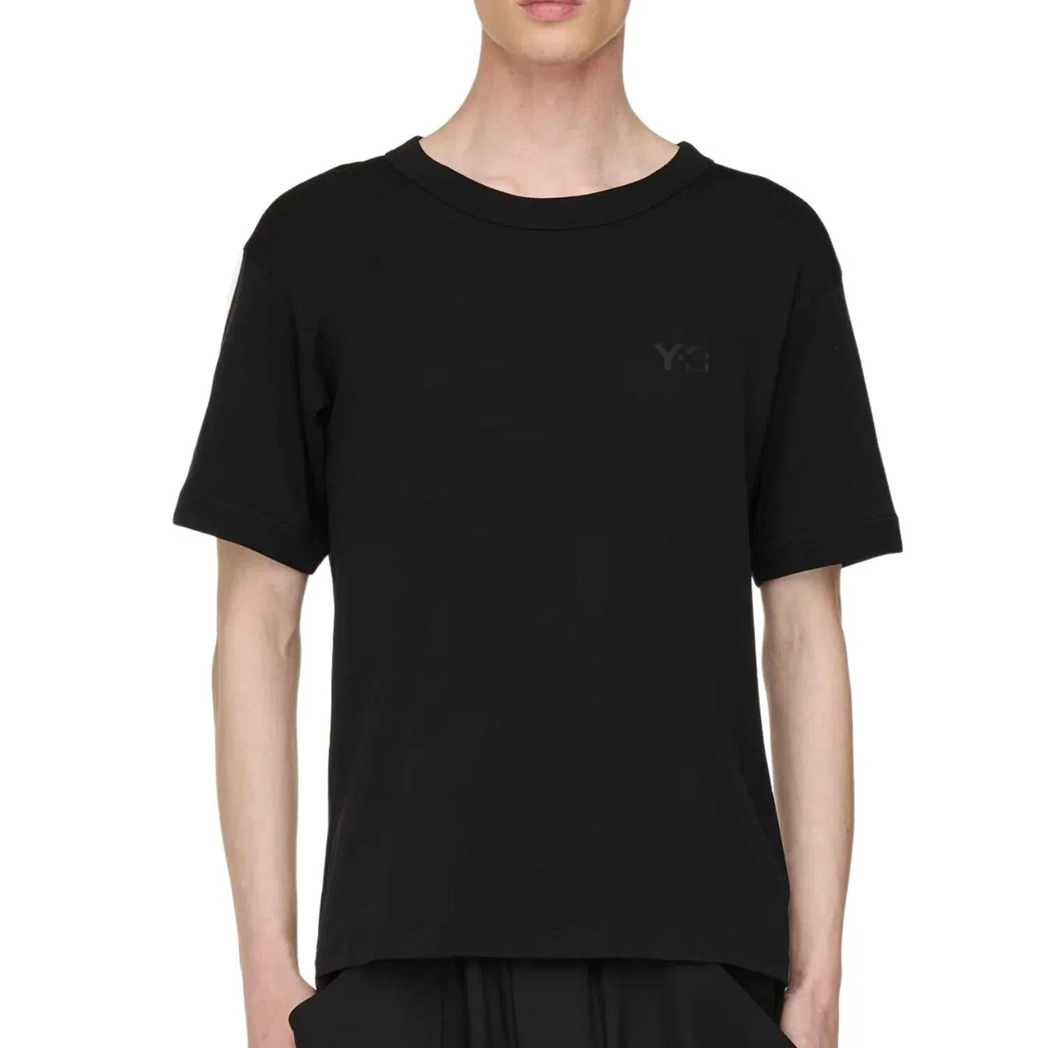 Мужская футболка с принтом Adidas x Y-3 Slim T-Shirt, черный — фото 3