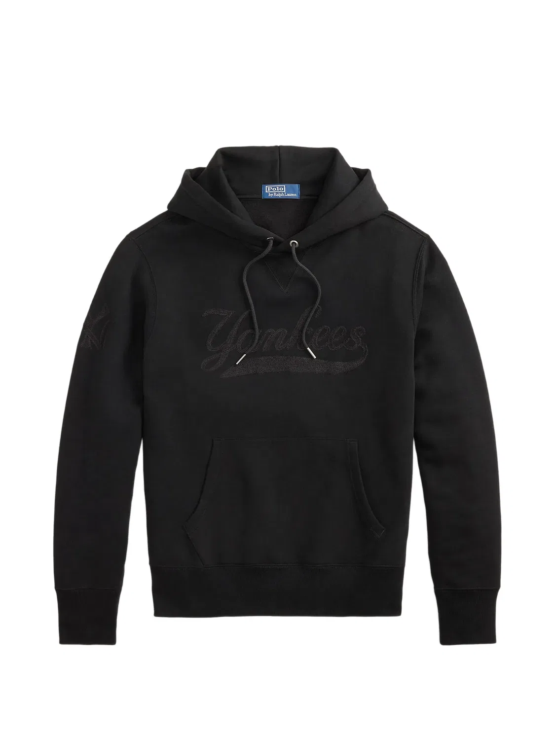 Худи с вышивкой логотипа из хлопка Polo Ralph Lauren, черный