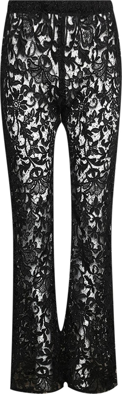 

Брюки Saint Laurent Pants In Guipure Lace 'Black', черный