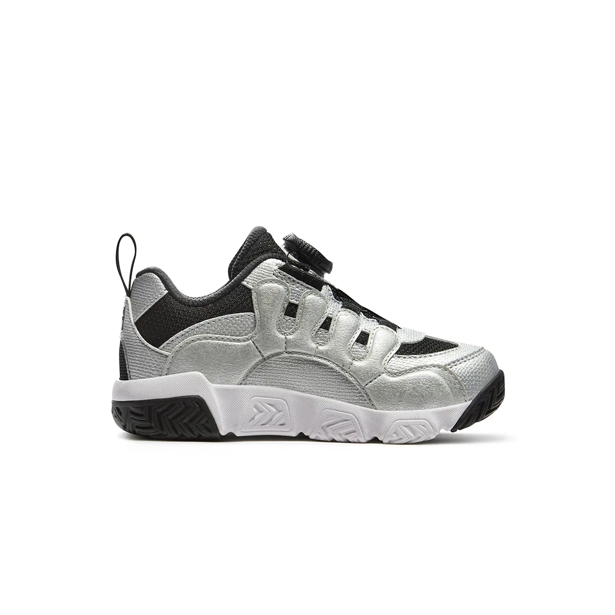 Детские кроссовки для мальчиков FILA KIDS Heritage FHT, Space Silver Black — фото 3