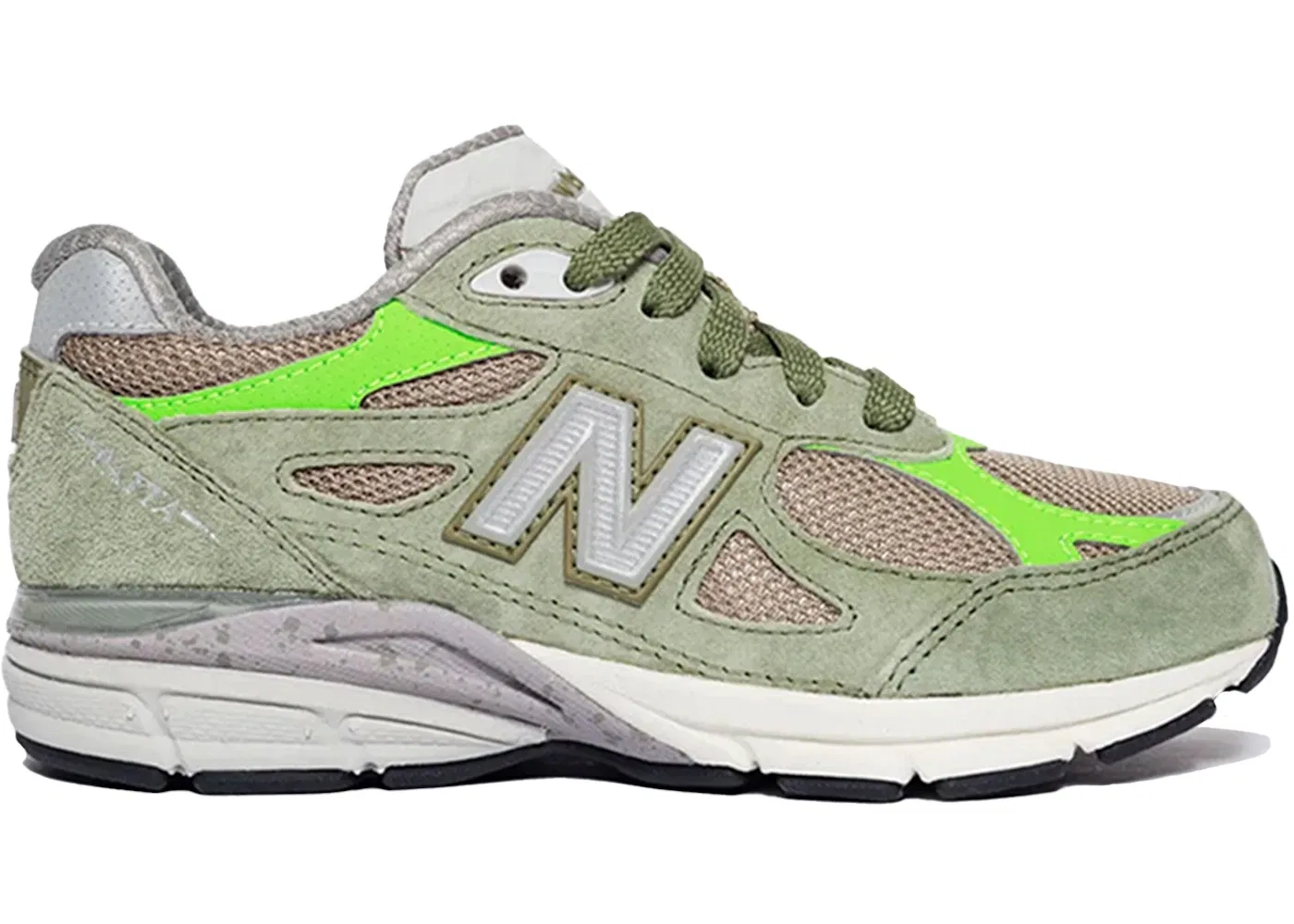 Детские кроссовки Lifestyle New Balance 990v3 Patta Keep Your Family Close (PS), Olive Bright Green