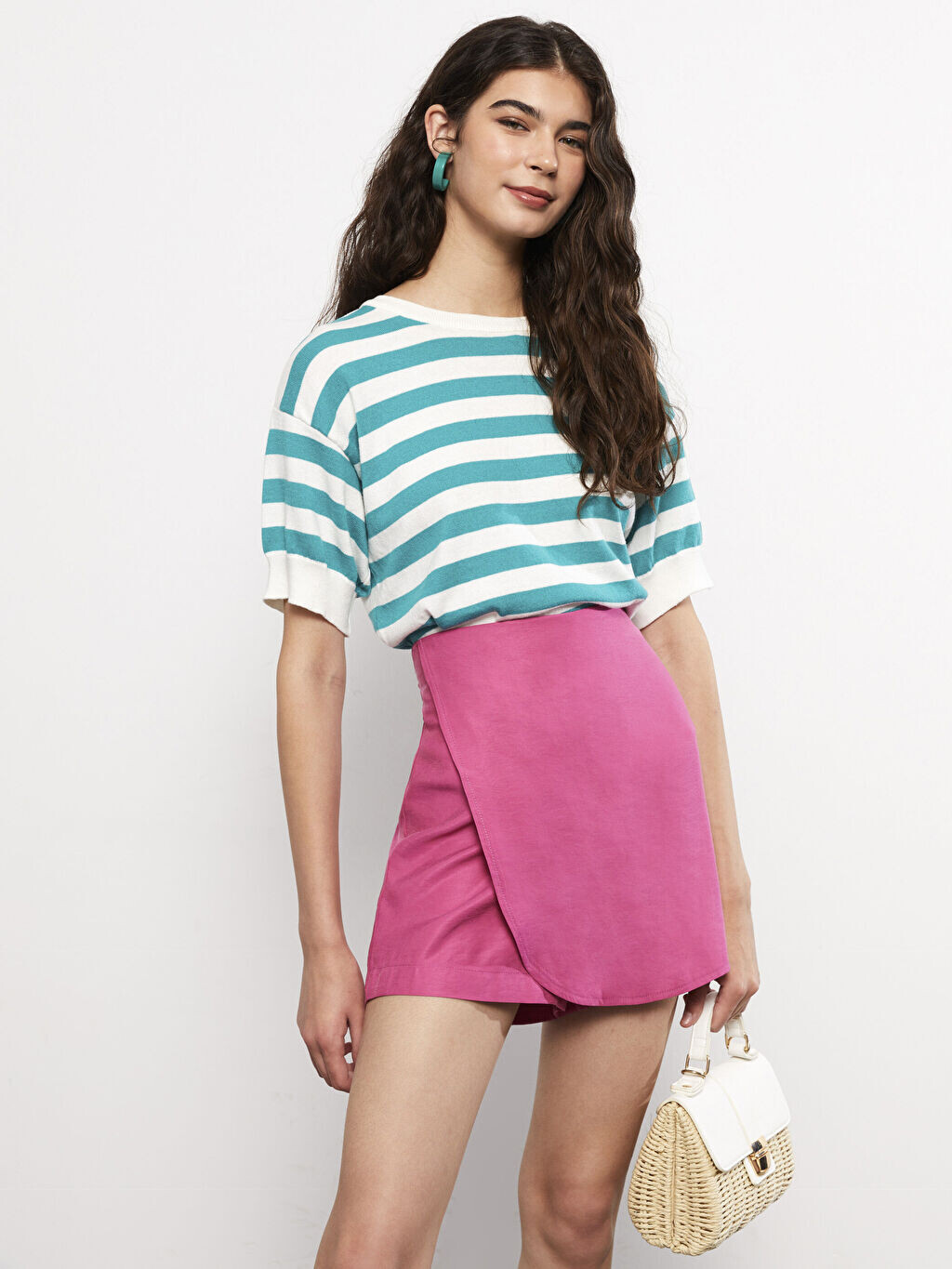 

Прямая женская короткая юбка LCW Casual