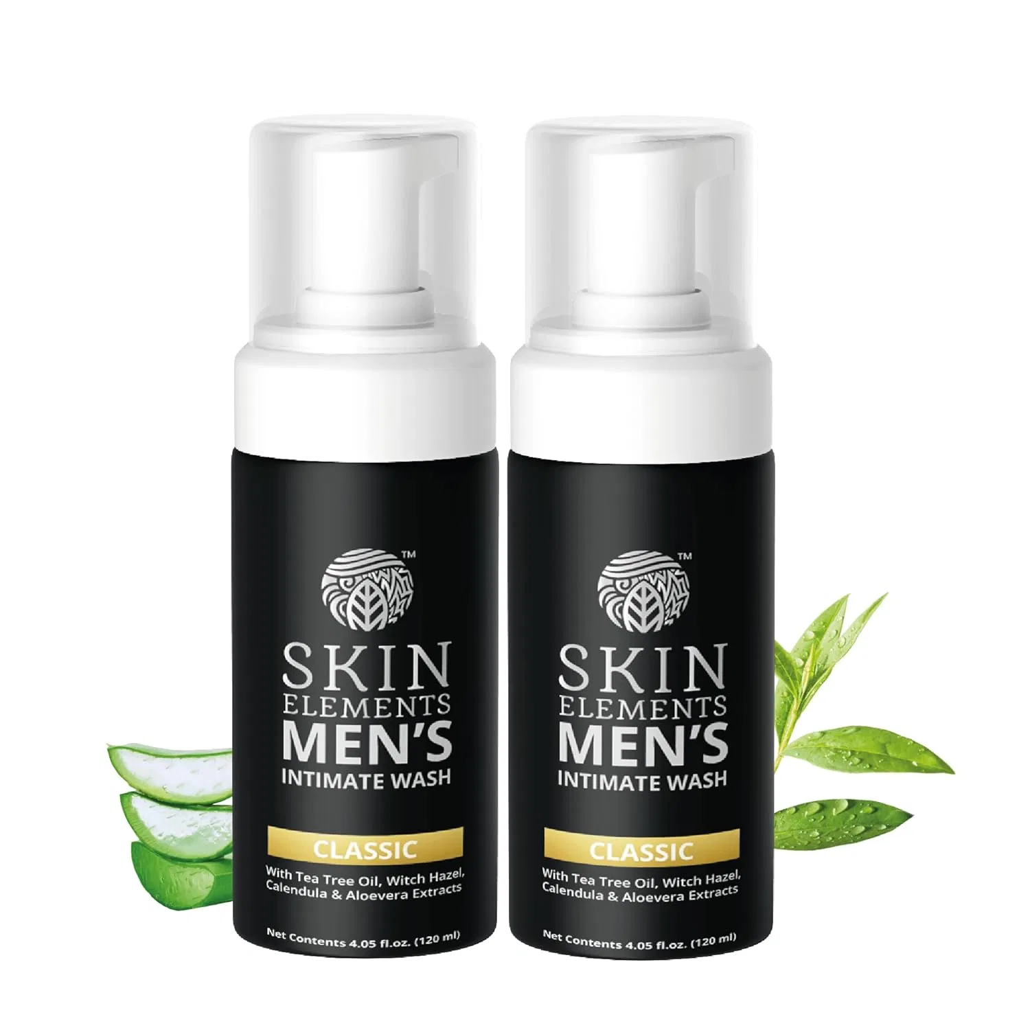 Пенка для душа Tea Tree Oil Skin Elements, 2 шт. по 120 мл, Синий