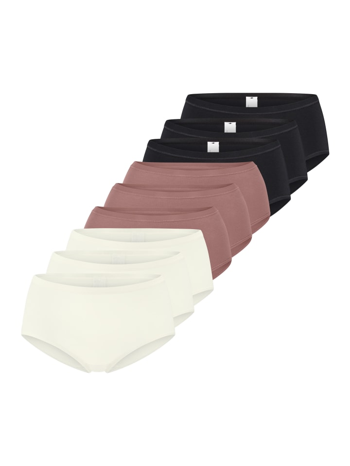 

Sloggi Трусики с высокой талией GO Daily Cotton, черные/коричневые/белые