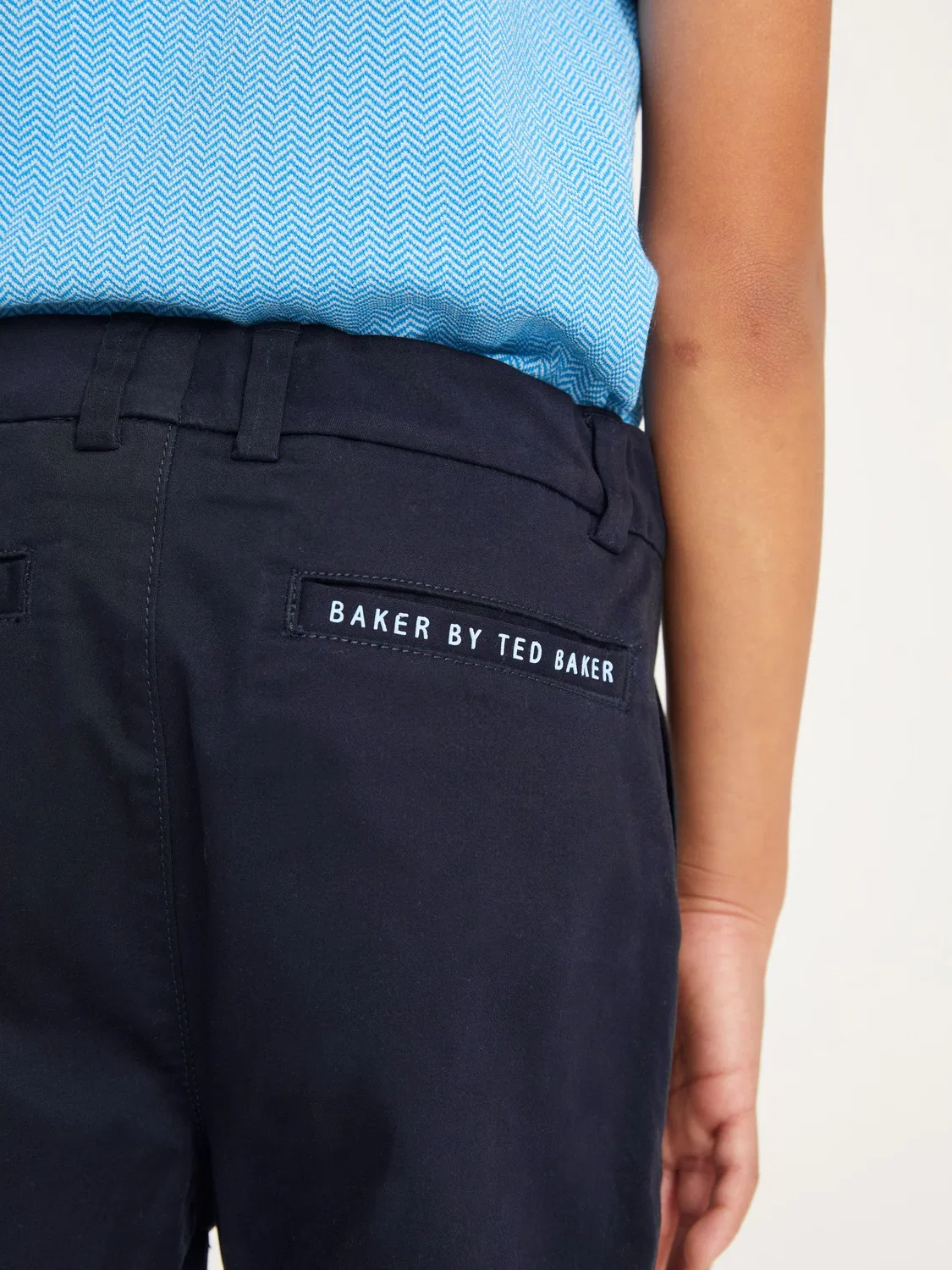 Шорты классические Baker by Ted Baker, синие — фото 3