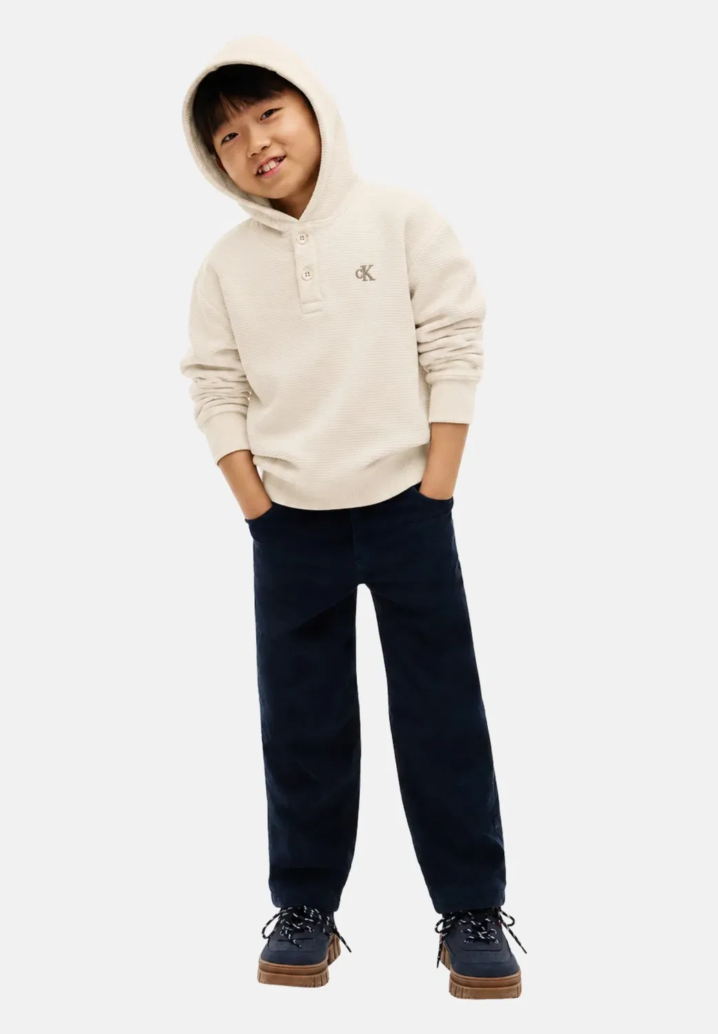 Толстовка с капюшоном в османском стиле - толстовка Calvin Klein Jeans, Turtledove-Cks