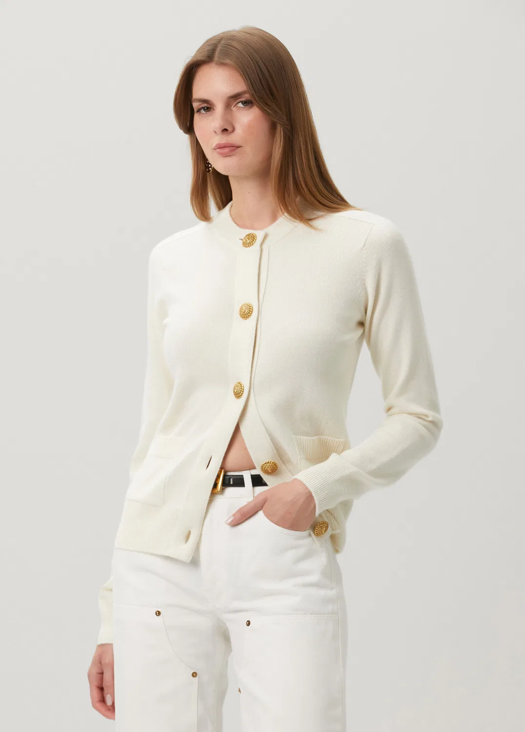 Кардиган женский Balmain, white