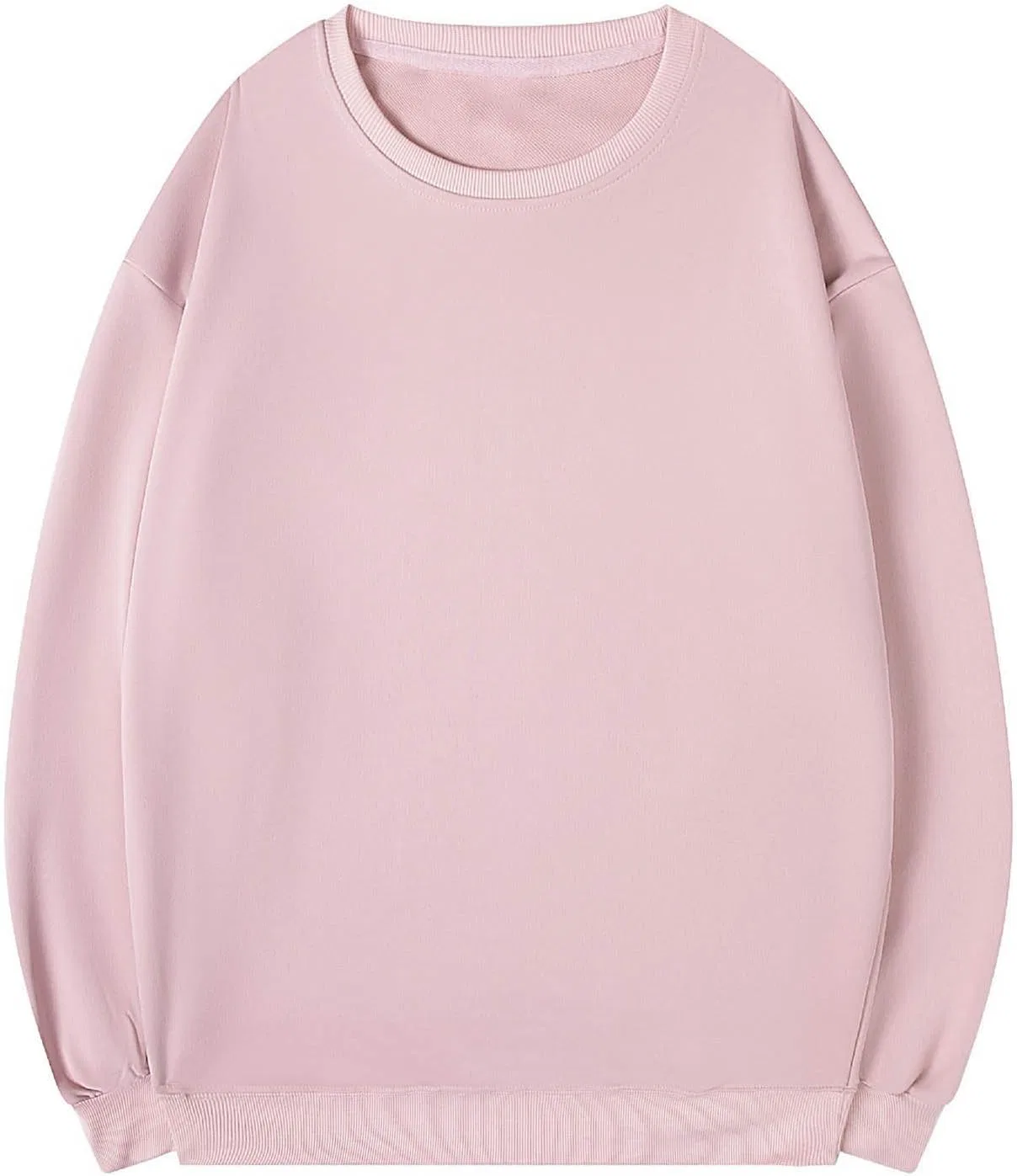 Мужская свободная футболка с длинным рукавом, Pink