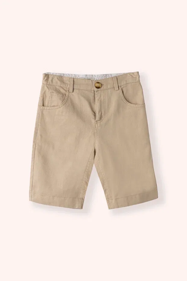 Детские шорты для мальчиков хлопковые Panço, Beige