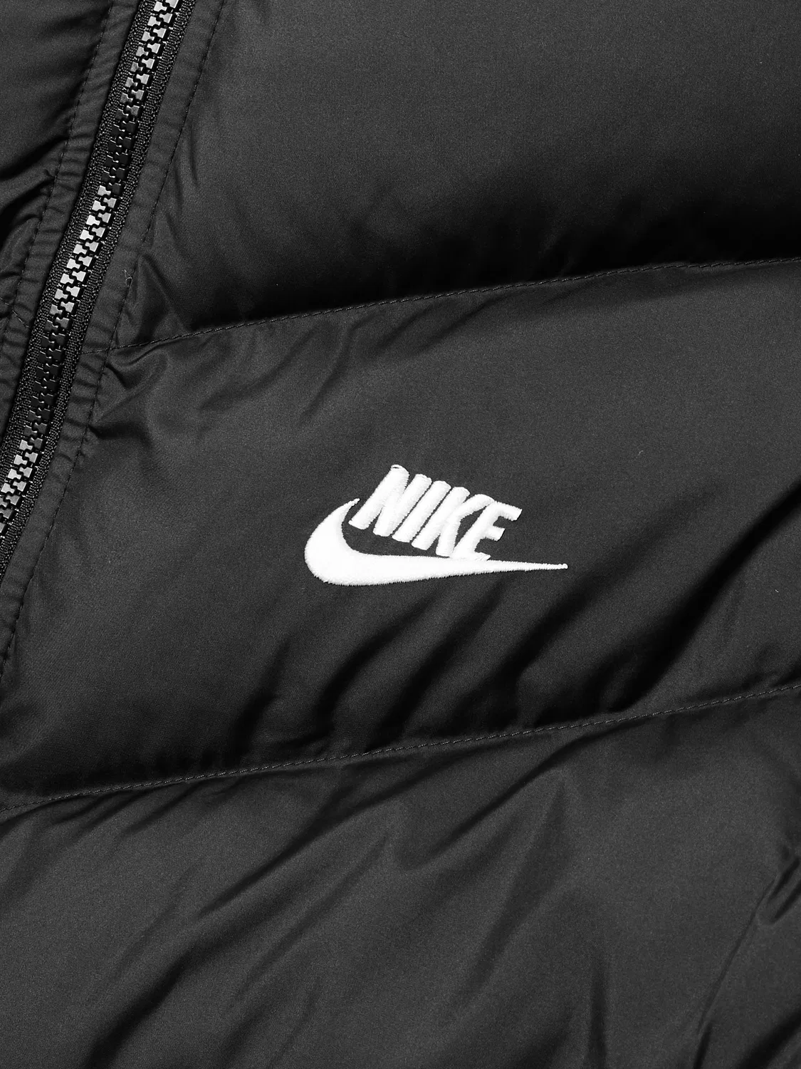 Унисекс зимняя куртка с капюшоном Nike, черный — фото 3