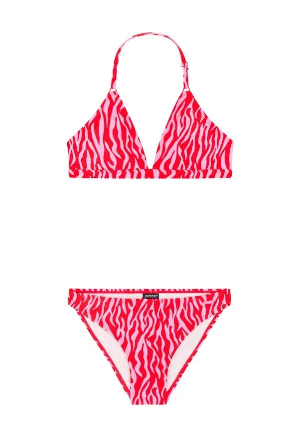 Купальник с животным принтом Fabu set - bikini Protest, Poppy Red, красный