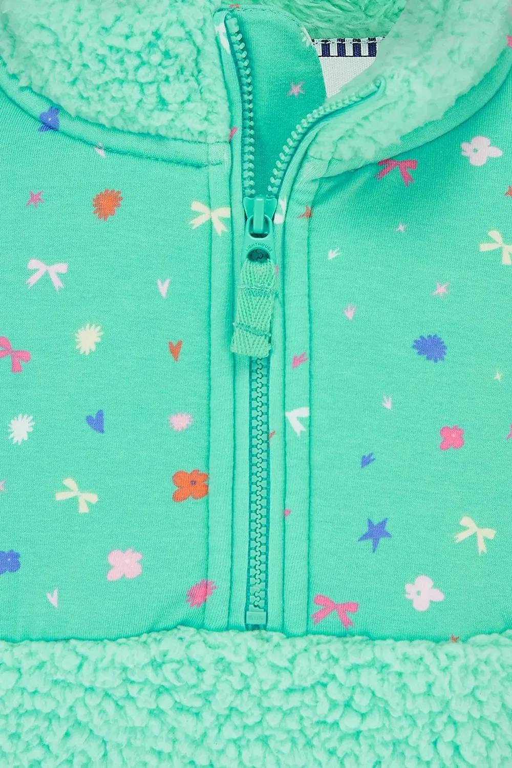 Детское флисовое худи Cassie Lighthouse Clothing, Mint — фото 3