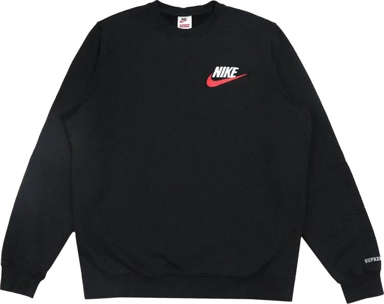 

Толстовка Supreme x Nike Crewneck 'Black', черный