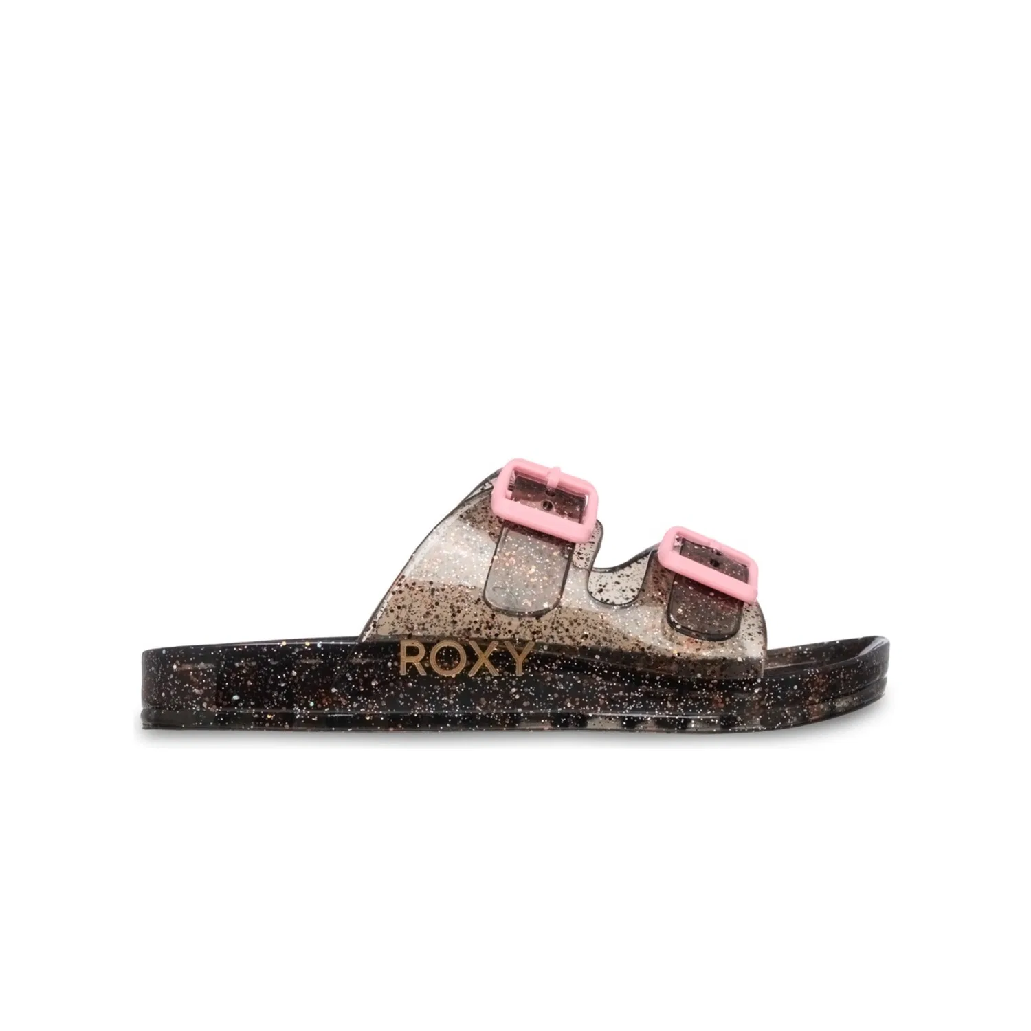 Детские сандалии с блестками Roxy, Black/Multi — фото 2