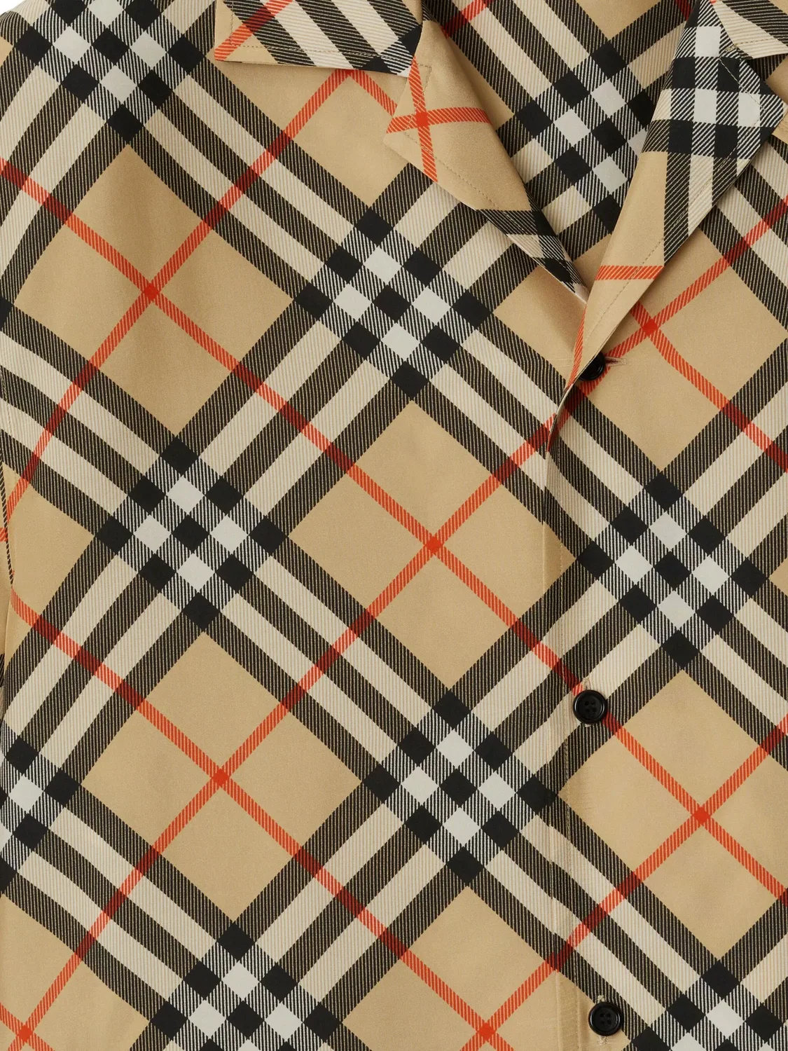 Рубашка Nova Check шелковая Burberry, нейтральные — фото 3