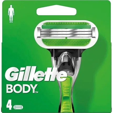 Сменные лезвия для бритвы для тела Gillette Body, 4 шт.